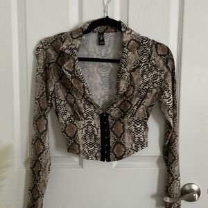 Windsor Snake Print Blazer